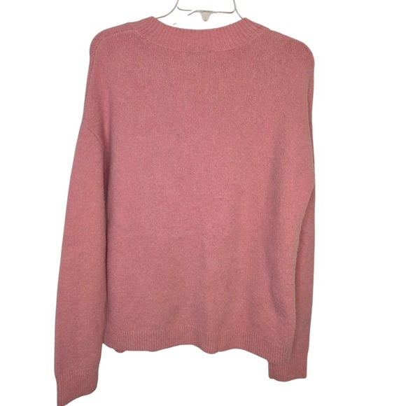 & Other Stories Paris Atelier Pink Crew Neck Long Sleeve Soft Knit Sweater Small - Picture 12 of 14